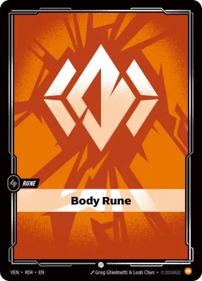 Body Rune, Riftbound card VEN-R04 from Vendetta
