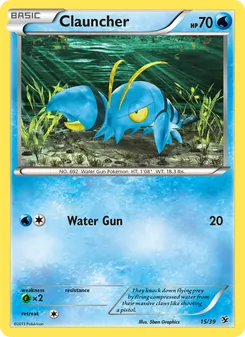Clauncher — Kalos Starter Set #15, 2013. Illustrated by 5ban Graphics.