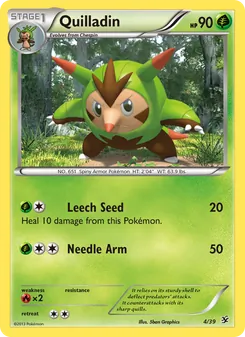 Quilladin — Kalos Starter Set #4, 2013. Illustrated by 5ban Graphics.