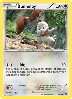 Bunnelby — XY #111, 2014. Illustrated by 5ban Graphics.