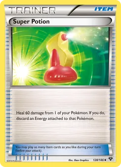 Super Potion — XY #128, 2014. Illustrated by 5ban Graphics.