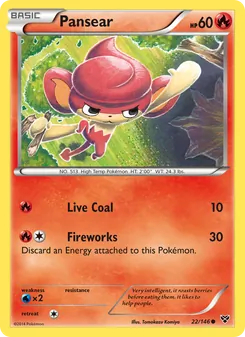 Pansear — XY #22, 2014. Illustrated by Tomokazu Komiya.
