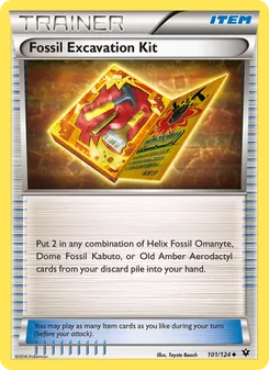 Fossil Excavation Kit — Fates Collide #101, 2016. Illustrated by Toyste Beach.