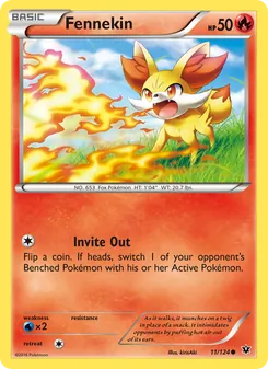 Fennekin — Fates Collide #11, 2016. Illustrated by kirisAki.