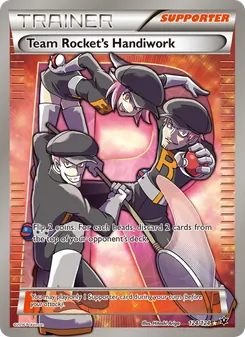 Team Rocket's Handiwork — Fates Collide #124, 2016. Illustrated by Hitoshi Ariga.