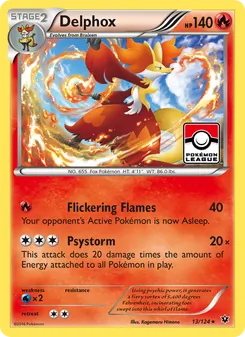 Delphox — Fates Collide #13, 2016. Illustrated by Kagemaru Himeno.