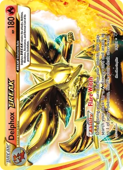 Delphox BREAK — Fates Collide #14, 2016. Illustrated by 5ban Graphics.