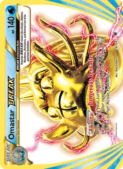 Omastar BREAK — Fates Collide #19, 2016. Illustrated by 5ban Graphics.