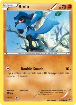 Riolu — Fates Collide #45, 2016. Illustrated by You Iribi.