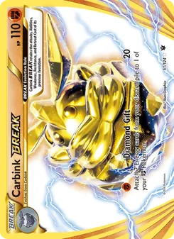 Carbink BREAK — Fates Collide #51, 2016. Illustrated by 5ban Graphics.
