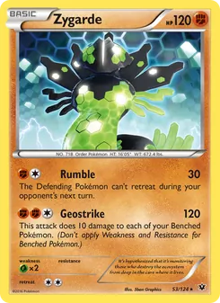 Zygarde — Fates Collide #53, 2016. Illustrated by 5ban Graphics.