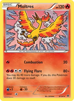 Moltres — Fates Collide #9, 2016. Illustrated by OOYAMA.
