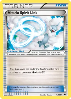Altaria Spirit Link — Fates Collide #91, 2016. Illustrated by 5ban Graphics.