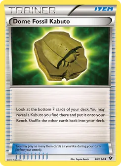 Dome Fossil Kabuto — Fates Collide #96, 2016. Illustrated by Toyste Beach.