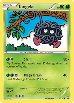 Tangela — Steam Siege #1, 2016. Illustrated by OOYAMA.