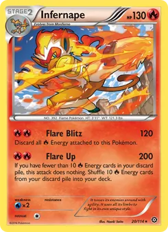 Infernape — Steam Siege #20, 2016. Illustrated by Naoki Saito.