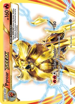 Pyroar BREAK — Steam Siege #24, 2016. Illustrated by 5ban Graphics.