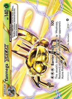 Yanmega BREAK — Steam Siege #8, 2016. Illustrated by 5ban Graphics.