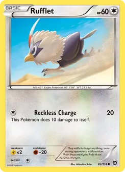 Rufflet — Steam Siege #92, 2016. Illustrated by Mitsuhiro Arita.