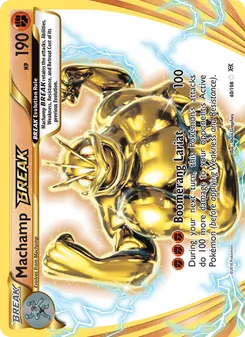 Machamp BREAK — Evolutions #60, 2016. Illustrated by 5ban Graphics.
