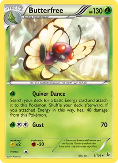Butterfree — Flashfire #3, 2014. Illustrated by sui.