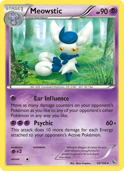 Meowstic — Flashfire #43, 2014. Illustrated by 5ban Graphics.