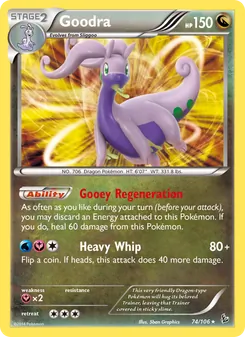 Goodra — Flashfire #74, 2014. Illustrated by 5ban Graphics.