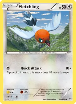Fletchling — Flashfire #86, 2014. Illustrated by 5ban Graphics.