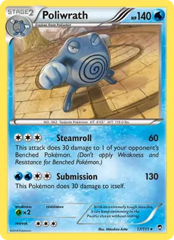 Poliwrath — Furious Fists #17, 2014. Illustrated by Mitsuhiro Arita.