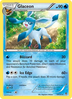 Glaceon — Furious Fists #19, 2014. Illustrated by Kagemaru Himeno.