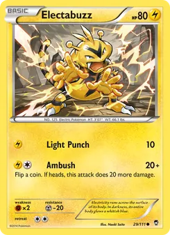 Electabuzz — Furious Fists #29, 2014. Illustrated by Naoki Saito.