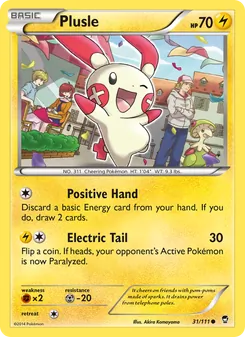 Plusle — Furious Fists #31, 2014. Illustrated by Akira Komayama.