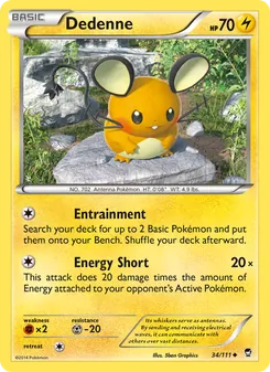 Dedenne — Furious Fists #34, 2014. Illustrated by 5ban Graphics.