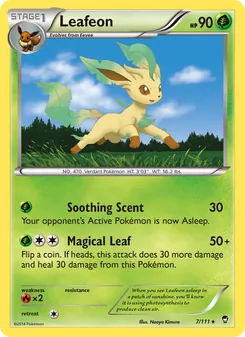 Leafeon — Furious Fists #7, 2014. Illustrated by Naoyo Kimura.