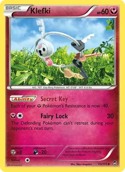 Klefki — Furious Fists #73, 2014. Illustrated by 5ban Graphics.