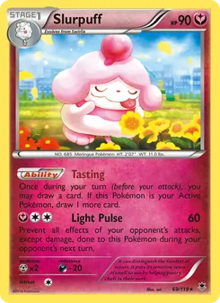 Slurpuff — Phantom Forces #69, 2014. Illustrated by sui.