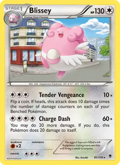 Blissey — Phantom Forces #81, 2014. Illustrated by kirisAki.