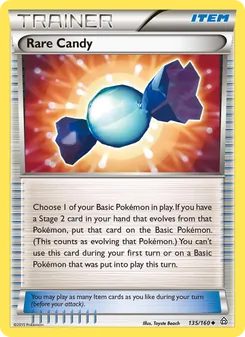 Rare Candy — Primal Clash #135, 2015. Illustrated by Toyste Beach.