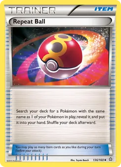 Repeat Ball — Primal Clash #136, 2015. Illustrated by Toyste Beach.