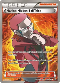 Maxie's Hidden Ball Trick — Primal Clash #158, 2015. Illustrated by Hitoshi Ariga.