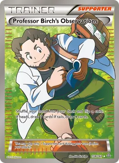Professor Birch's Observations — Primal Clash #159, 2015. Illustrated by Hitoshi Ariga.