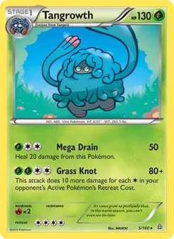 Tangrowth — Primal Clash #5, 2015. Illustrated by MAHOU.