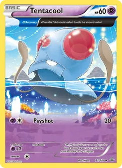 Tentacool — Primal Clash #71, 2015. Illustrated by Mizue.