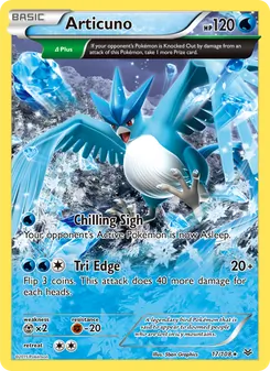 Articuno — Roaring Skies #17, 2015. Illustrated by 5ban Graphics.