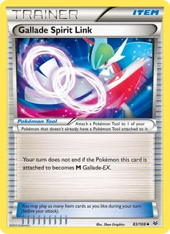 Gallade Spirit Link — Roaring Skies #83, 2015. Illustrated by 5ban Graphics.