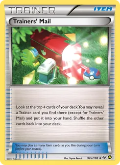 Trainers' Mail — Roaring Skies #92, 2015. Illustrated by Toyste Beach.