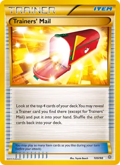 Trainers' Mail — Ancient Origins #100, 2015. Illustrated by Toyste Beach.