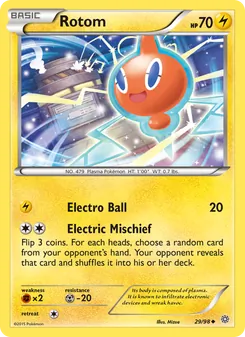 Rotom — Ancient Origins #29, 2015. Illustrated by Mizue.
