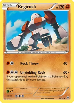 Regirock — Ancient Origins #40, 2015. Illustrated by Shin Nagasawa.