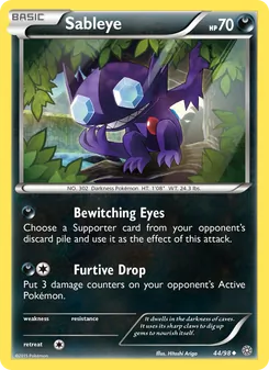 Sableye — Ancient Origins #44, 2015. Illustrated by Hitoshi Ariga.